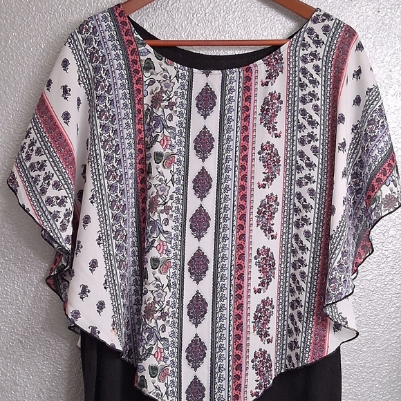 ALYX Multi Patterned Poncho Top  Size OX - Picture 5 of 9